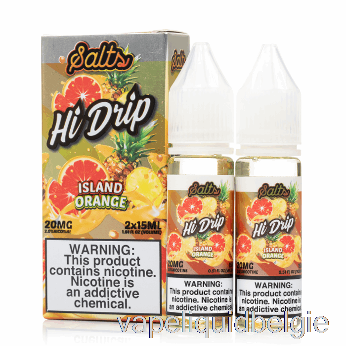 Vape Liquid Island Orange - Hi-dripzouten - 30ml 20mg